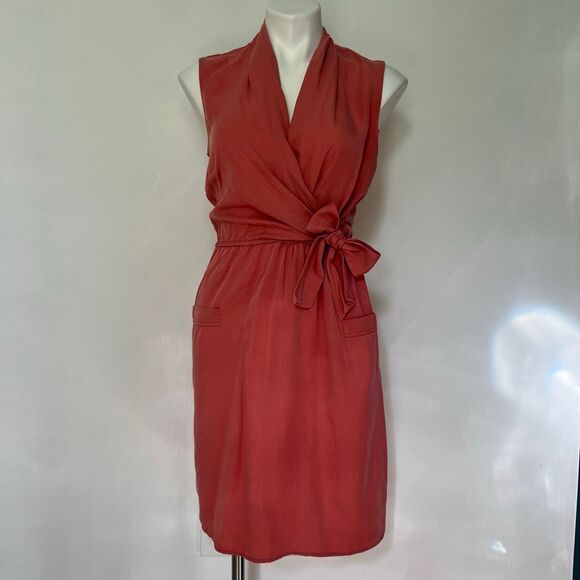 Elie Tahari 100% tencel wrap dress - Picture 1 of 12